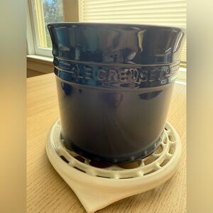 Le Creuset blue Stoneware Utensil Holder 2.3L